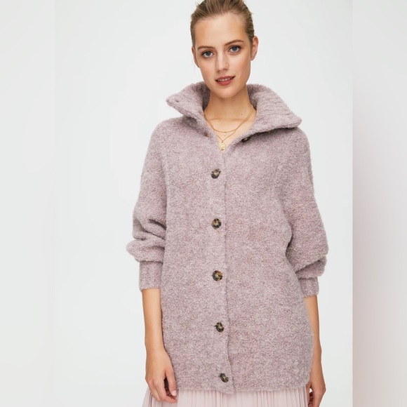 Aritzia Wilfred Oversized Alpaca Cardigan | Size M - Picture 2 of 11